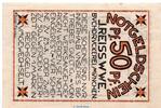 Notgeld DE 50 Pf. Nr.1 Banknote, Notgeld J.Reiss München 910.1 , 50 Pfennig Schein Nr. 1 in kfr. o.D. -
