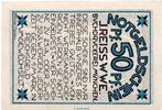 Notgeld DE 50 Pf. Nr.2 Banknote, Notgeld J.Reiss München 910.1 , 50 Pfennig Schein Nr. 2 in kfr. o.D. -