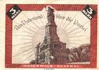 Seriennotgeld Deutschland 3 Mark Schein Notgeld Jungdeutscher Orden Kiel 694.1 , 3 Mark Schein in gbr. o.D. -