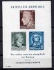 DDR Block 5, 10 und 20 Pfennig Mi.464-466.B Block DDR , Schiller Jahr 1955 , 5, 10 und 20 Pfennig 1955 -