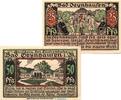 DE 2 Scheine kompl. 2 x Notgeld Fürstenhof Bad Oeynhausen 1009.1 , Set mit 2 Scheinen in kfr. o.D. -