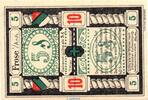 Serienscheine DE 10 Pf. Notgeld der Gemeinde Frose 398.1 , 10 Pfennig Doppelschein in kfr. o.D. -