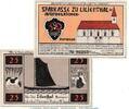 Seriennotgeld Deutschland 2 x Notgeld Lilienthal kompl. Notgeld Sparkasse Lilienthal 802.2 , Set mit 2 Scheinen in kfr. von 1921 , NDS -