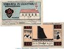 Seriennotgeld Deutschland 2 x Notgeld Lilienthal -C- kompl. Notgeld Sparkasse Lilienthal 802.5 , Set mit 2 Scheinen Serie C in kfr. von 1921 -