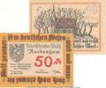 Seriennotgeld Deutschland 2 x Notgeld Nordenham -16mm- kompl. Notgeld Stadt Nordenham 982.2.a , Set -16mm- mit 2 Scheinen in kfr. von 1921 NDS -