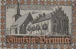 DE 50 Pf. Notgeld Stadt Wriezen , 50 Pfennig Schein in kfr. Tieste 8115.05.06 von 1919 BB -