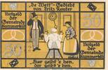 Seriennotgeld Deutschland Notgeld Kummerfeld 50 Pf. Nr.1 Notgeld Gemeinde Kummerfeld 749.4.a , 50 Pfennig Schein Nr.1 in kfr. o.D. SH -