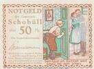Notgeld DE 50 Pf. Nr.4 Notgeld Gemeinde Schobüll 1194.5 , 50 Pfennig Schein Nr.4 in kfr. o.D. Schleswig -