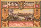 Notgeld DE 75 Pf. -A Nr.4- Notgeld Männergesangsverein Geldern 415.1.1 , 75 Pfennig Schein Nr.4 in kfr. NRW -