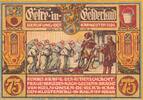 Seriennotgeld Deutschland Notgeld Geldern 75 Pfennig Nr.5 Notgeld Männergesangsverein Geldern 415.1.1 , 75 Pfennig Schein Nr.5 in kfr. NRW -