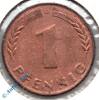 Münzen Kursmünze Deutschland , 1 Pfennig 1948 D , ss+ bis vz , Jäger 376 , Bank Deutscher Länder -