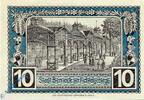 Kleingeld 1914-1922 10 Pf. Notgeld Berneck , 10 Pfennig Schein , nur Großbuchst. Tieste 0540.05.50 , von 1921 , Bayern Verkehrsausgabe -