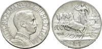 Italy 1 Lira Italy. Regno d'Italia. Vittorio Emanuele III (1900-1946). AR 1 Lira 1913 -