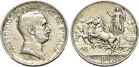 Italy 1 Lira Italy. Regno d'Italia. Vittorio Emanuele III (1900-1946). AR 1 Lira 1915 -