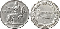 Kingdom of Italy Buono da 1 Lira 1923 Victor Emmanuel III -