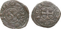 Medieval Kingdom of Naples Denar Charles II Anjou -