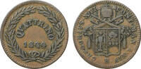 Papal States Quattrino 1844 Gregory XVI -