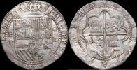 Peru / Lima 8 reales Philip II (1556-1598), P, D, Diego de la Torre -