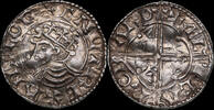 England / Barnstaple Penny Cnut (1016-1035) Quatrefoil type, Ælfgar, RARE! -