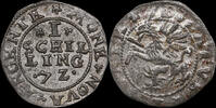 Poland / Livonia Schilling Jan Hieronim Chodkiewicz (1572–1573), Dahlen, mm cross -