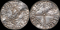 England / Bruton Penny Cnut (1016-1035) Quatrefoil type, Ælfwine, RARE! -