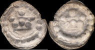 Livonia, Reval Pfennig Danish Regents in the Duchy of Estonia, pfennig anonymus Crown Bracteate -