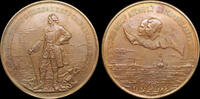 USSR / Russia medal - 250th Anniversary of Founding of Leningrad 1953 - TRIAL / PROBE -