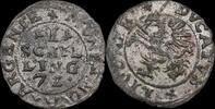 Poland / Livonia Schilling Jan Hieronim Chodkiewicz (1572–1573), Dahlen, mm cross -