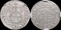 Livonia / Riga 1/24 taler Swedish Occupation, Riga dreipölker (1/24 taler) 1644 -