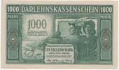 Germany (Kowno/Kaunas) 1000 mark 1918 Occupation - Darlehnskasse Ost, Ko... 115,00 EUR  Excl. 5,00 EUR Verzending
