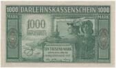Germany (Kowno/Kaunas) 1000 mark 1918 Occupation - Darlehnskasse Ost, Ko... 125,00 EUR  Excl. 5,00 EUR Verzending