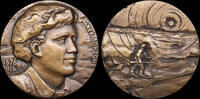 USSR / Russia 1977 Medal 100th anniversary of the birth of Jack London UNC 55,00 EUR  Excl. 10,00 EUR Verzending