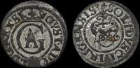 Riga Schilling / Solidus Riga Swedish BI Solidus 1634 Gustav II Adolf (posthumous) -