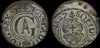 Latvia Schilling / Solidus Riga Swedish BI Solidus 1627 Gustav II Adolf -