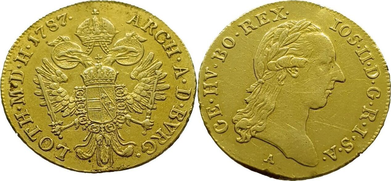 Austria 1 Ducat 1787-A Joseph II - Gold Very Fine | MA-Shops