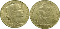 France 20 Francs 1908 Marianne - Gold UNC (Uncirculated) 610,00 EUR  Excl. 8,99 EUR Verzending
