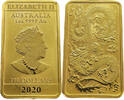 Australia 100 Dollars Dragon - Elizabeth II - 1 Oz. Gold -
