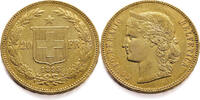 Switzerland 20 Francs 1895 Helvetica - Gold Very Fine+ 625,00 EUR  Excl. 8,99 EUR Verzending