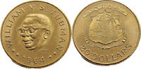 Liberia 20 Dollars William V. S. Tubman - Gold -