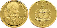 Samoa 10 Dollars Pope Johannes Paulus II - Gold -