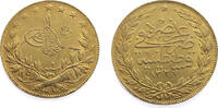 Ottoman Empire / Turkey 100 Kurush Mehmed V - Gold -
