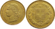 Switzerland 20 Francs Helvetica - Gold -