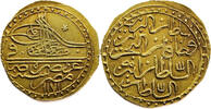 Egypt, Ottoman Empire Zeri Mahbub Mustafa III - mim-sad, Misr - gold -