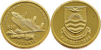 Kiribati 10 Dollar 1998 Titanic - 1/25 Oz. PP 150,00 EUR  Excl. 8,99 EUR Verzending