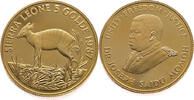 Sierra Leone 5 Golde World Wildlife Fund - Gold -