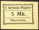Sachsen - Obercrinitz 5 Mk. F. Hermann Wappler -