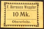 Sachsen - Obercrinitz 10 Mk. F. Hermann Wappler -