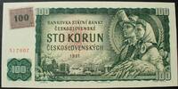 Tschech. Republik 100 Korun Marke P. 1 b / Serie C / Marke auf #91 a -