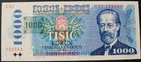 Tschech. Republik 1.000 Korun Marke P. 3 b / Serie U27 152543 / gedruckt auf #98 -