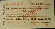 Sachsen - Chemnitz 50 Mio. Mark Dresdner Bank auf Commerz- und Privat-Bank AG -